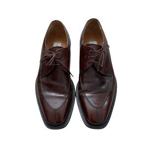 Mezlan Split Toe Brown Leather Dress Shoes Men's Size 9.5